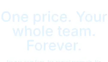 Rendered mobile overflow evidence for One price. Your whole team. Forever.