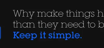 Rendered contrast evidence for You don’t need to reinvent the website. We use well-tested technology and strate